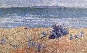 Henri Edmond Cross Beach on the Mediterranean Germany oil painting artist